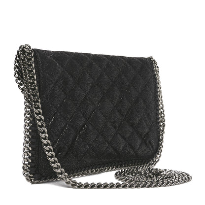 Stella McCartney Shaggy Deer Falabella Mini Crossbody Bag Black 3 of 9