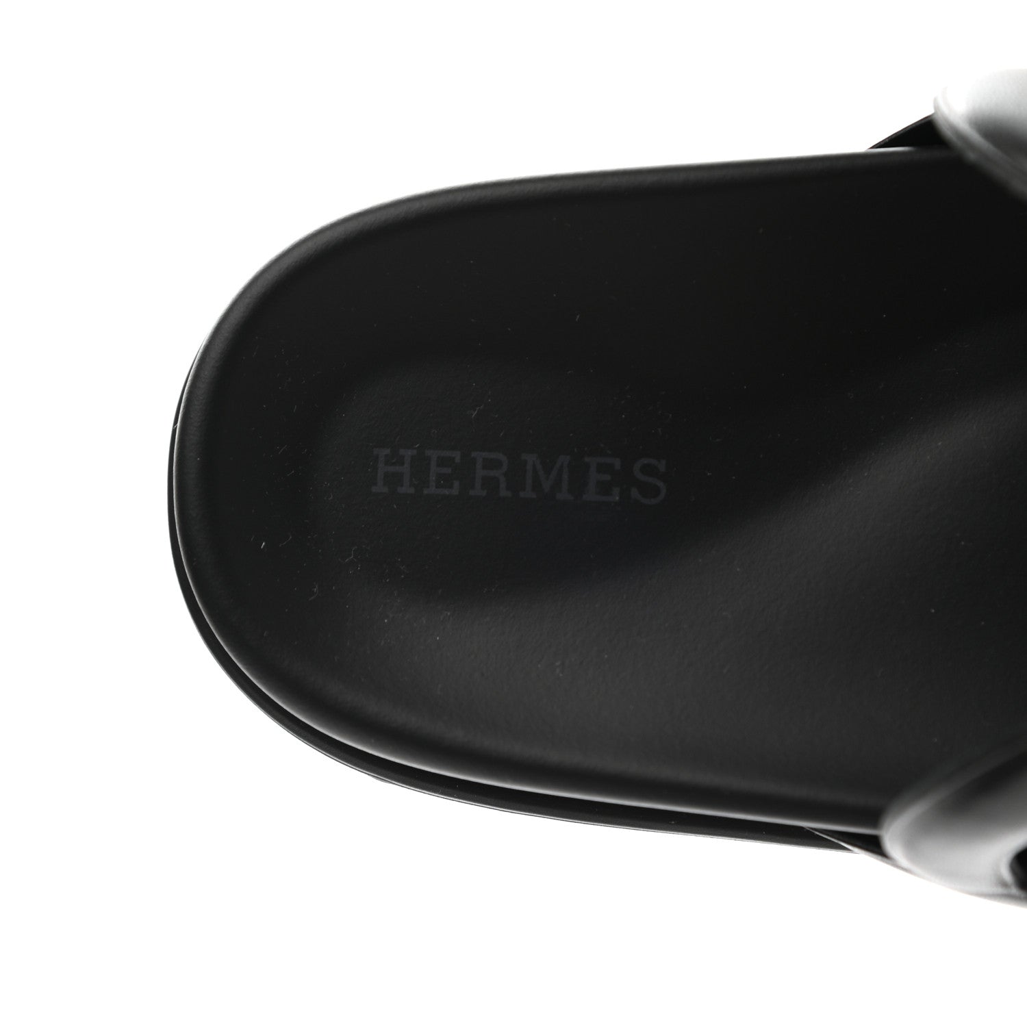 Hermes Nappa Extra Sandals 38 Black 7 of 8