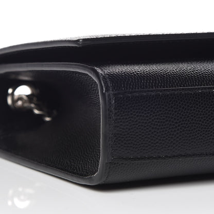 Saint Laurent Grain De Poudre Small Monogram Kate Satchel Black 5 of 9