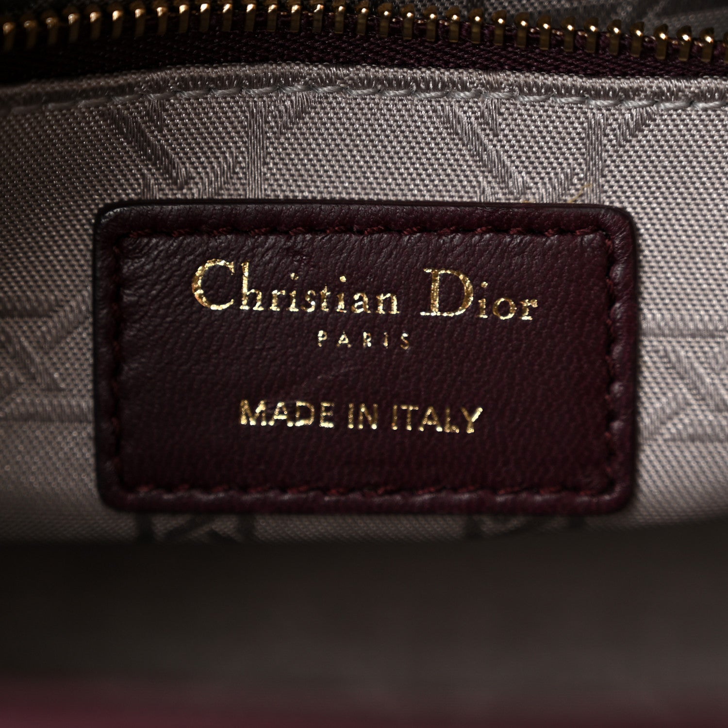 Christian Dior Lambskin Cannage Small Lucky Badges My Lady Dior Plum 6 of 9