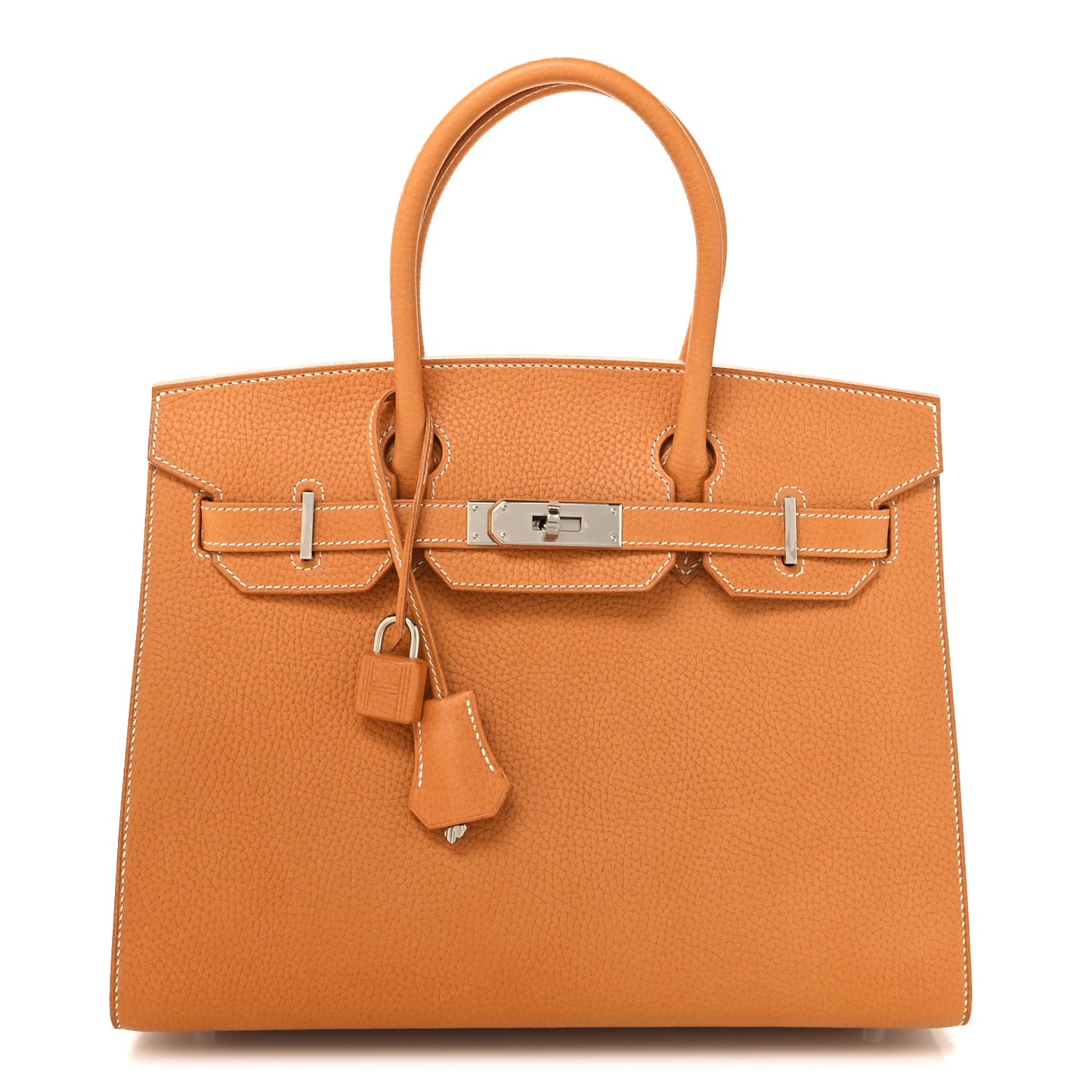 Vache Naturelle Grainee Birkin Sellier 30 Natural Sable