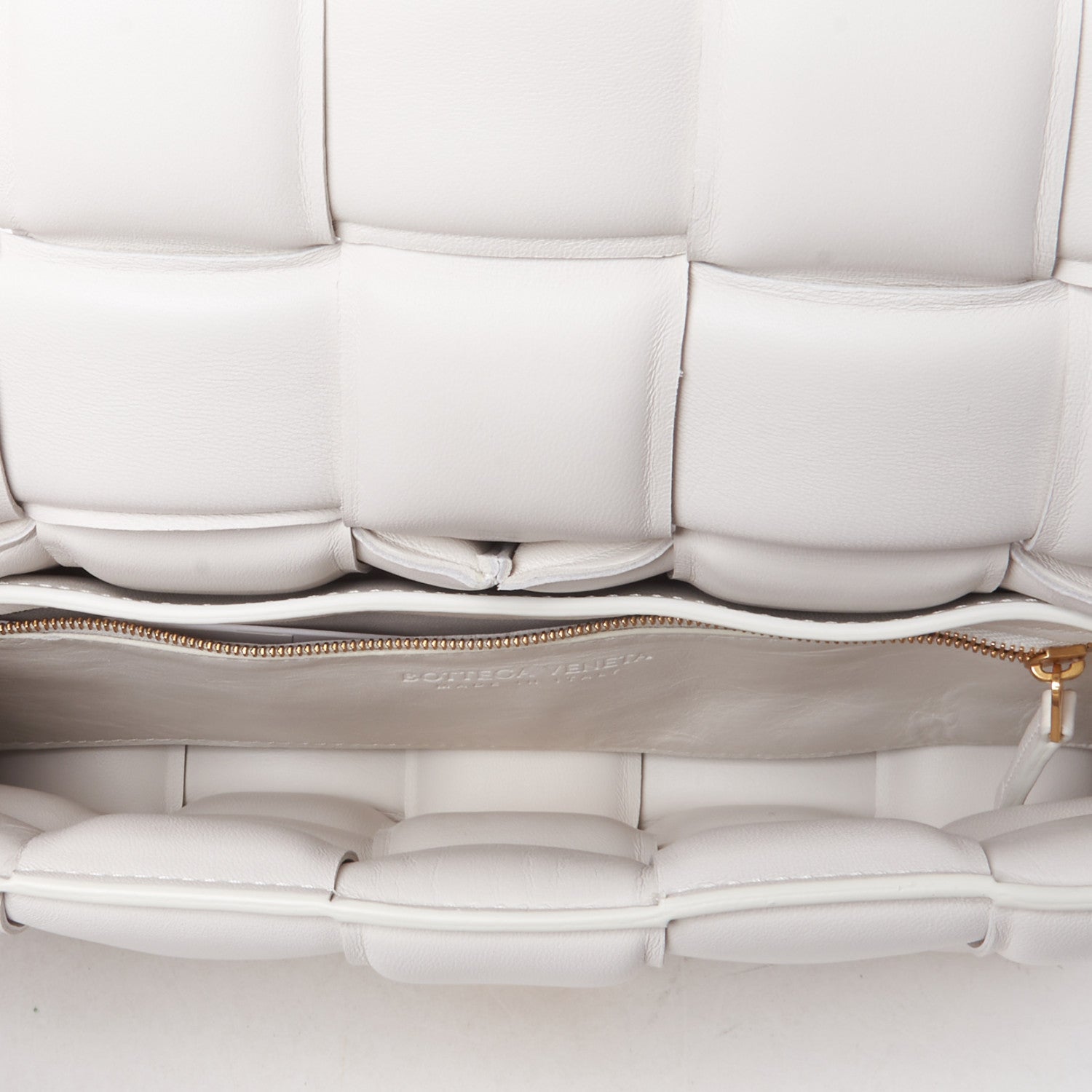 Bottega Veneta Nappa Maxi Intreccio Padded Cassette Crossbody Bag Chalk 5 of 8