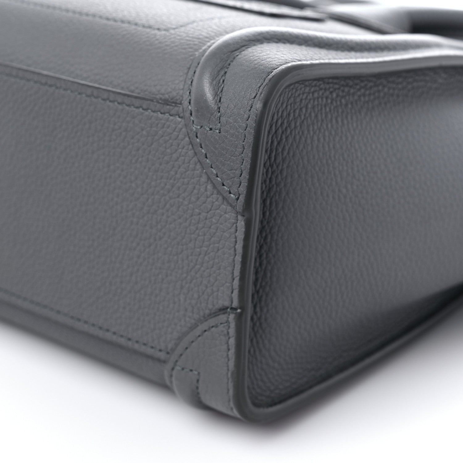Celine Baby Drummed Calfskin Nano Luggage Kohl 10 of 13