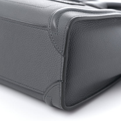 Celine Baby Drummed Calfskin Nano Luggage Kohl 10 of 13