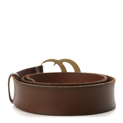 Gucci Faded Calfskin Double G 40mm Belt 80 32 Cuir 2 of 3