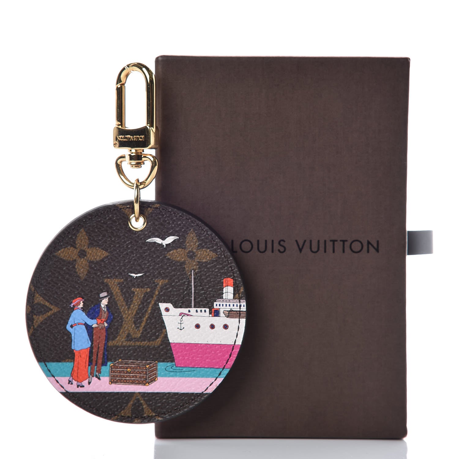 Louis Vuitton Monogram 2016 Christmas Animation Bag Charm Key Ring 6 of 6