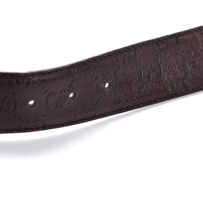 Gucci Guccissima Interlocking G Belt 85 34 Brown 7 of 7
