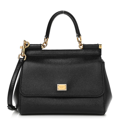 Dolce & Gabbana Dauphine Small Miss Sicily Satchel Black 1 of 9
