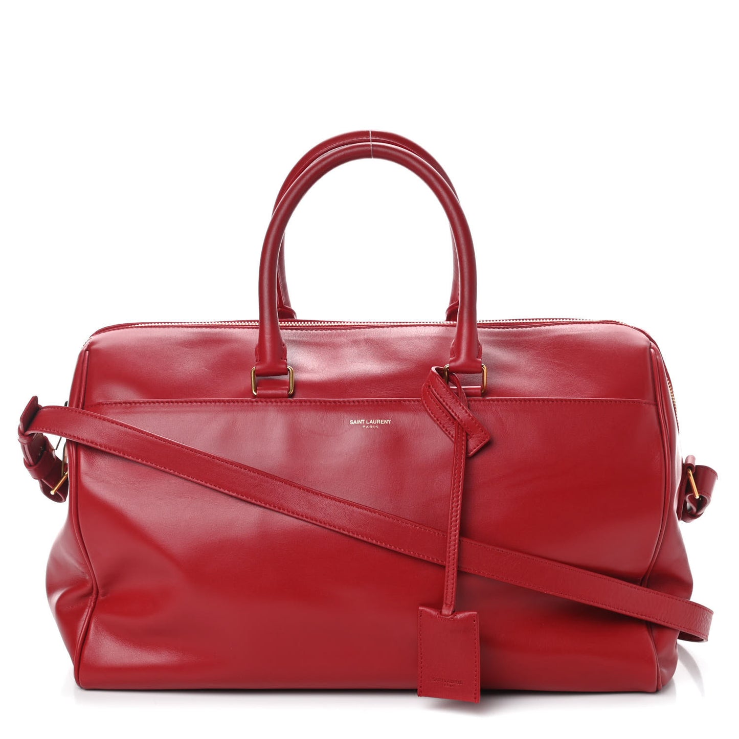 Calfskin Classic Duffle 12 Bag Red