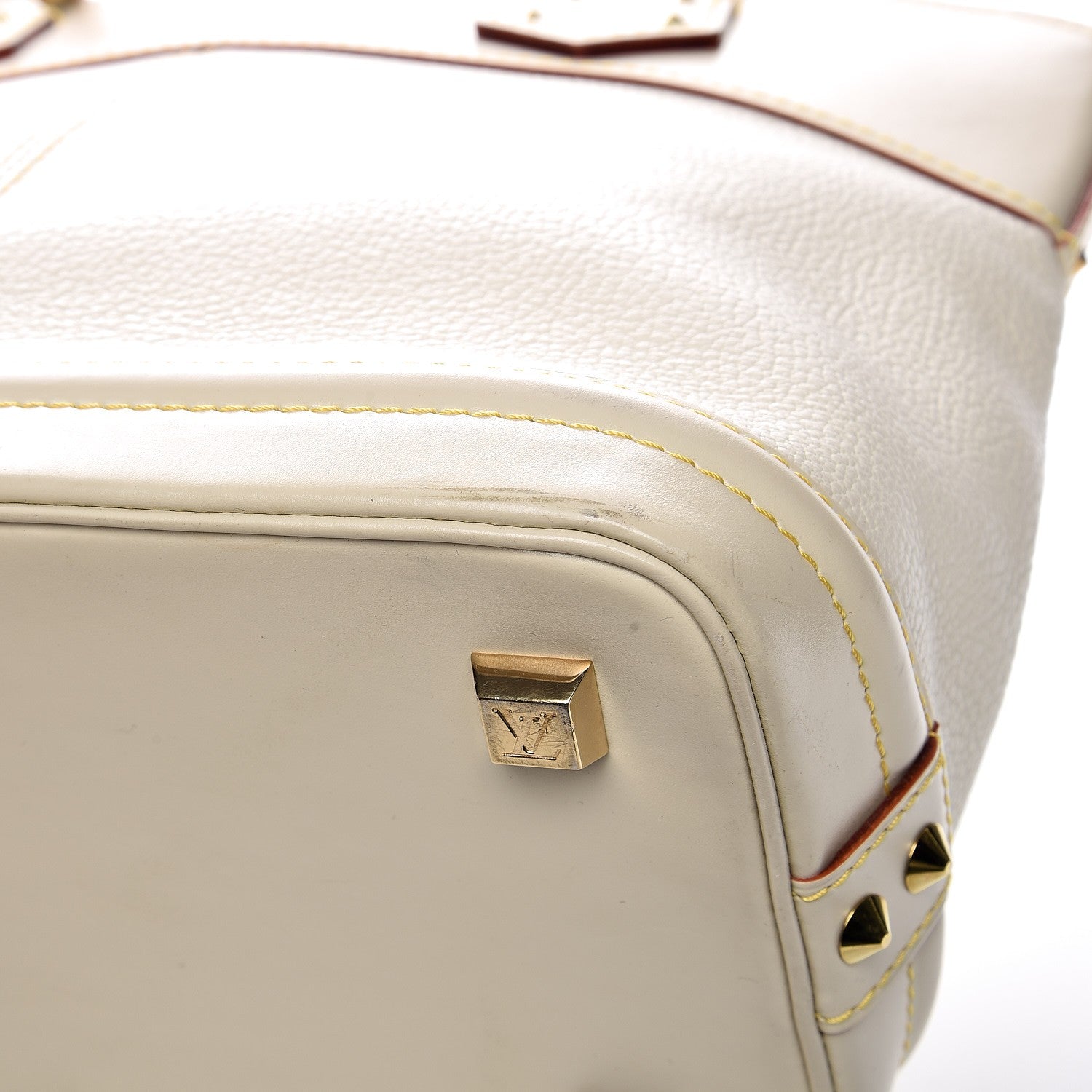 Louis Vuitton Suhali Lockit PM White 10 of 14