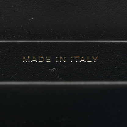 Chanel Glazed Goatskin Quilted Small Box With Chain Black 7 of 10