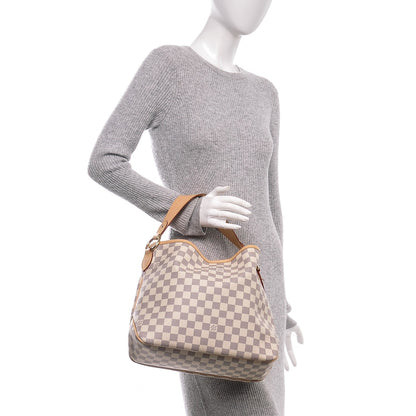 Louis Vuitton Damier Azur Delightful PM Rose Ballerine 2 of 8