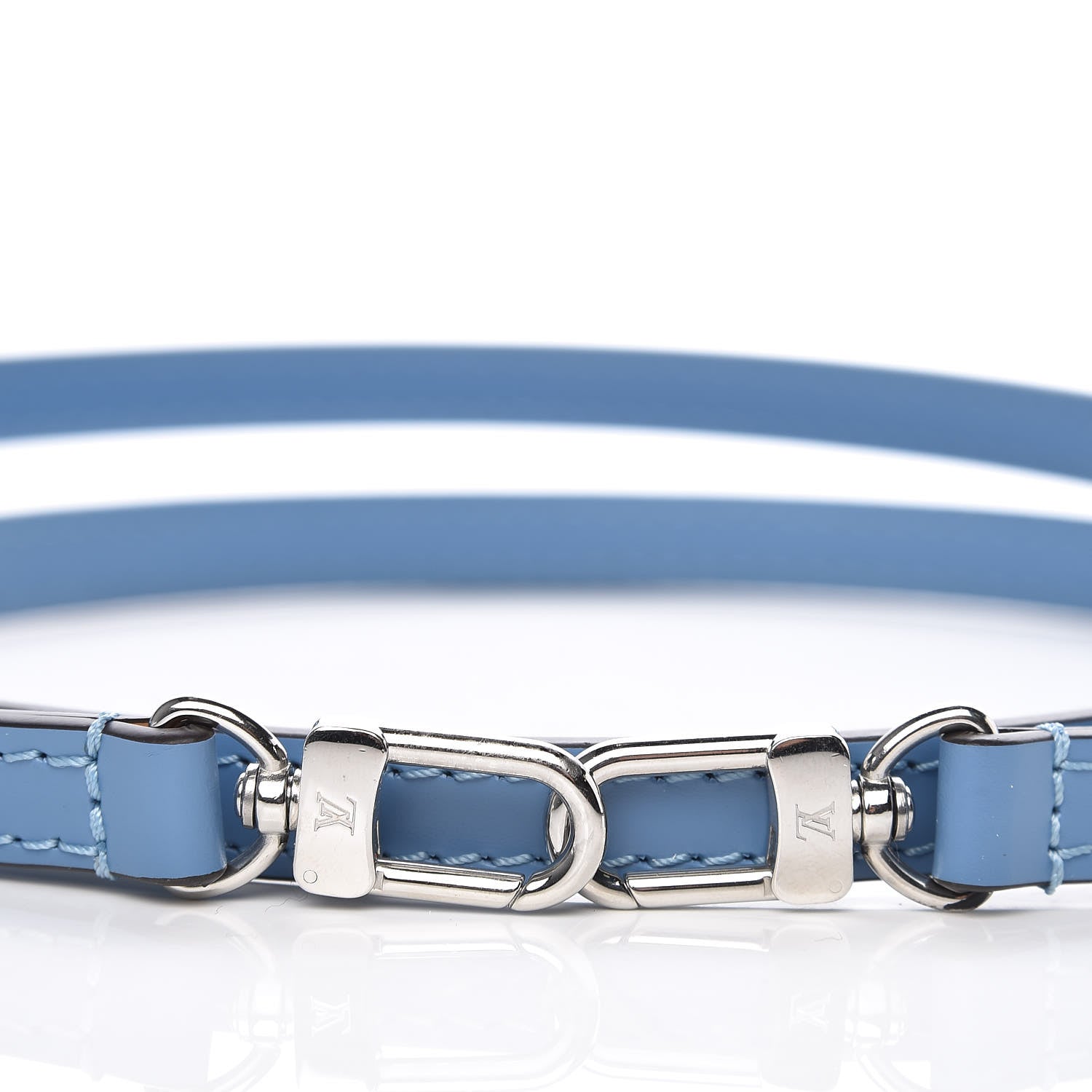Louis Vuitton Calfskin Louise PM Shoulder Strap Bleuet 3 of 3