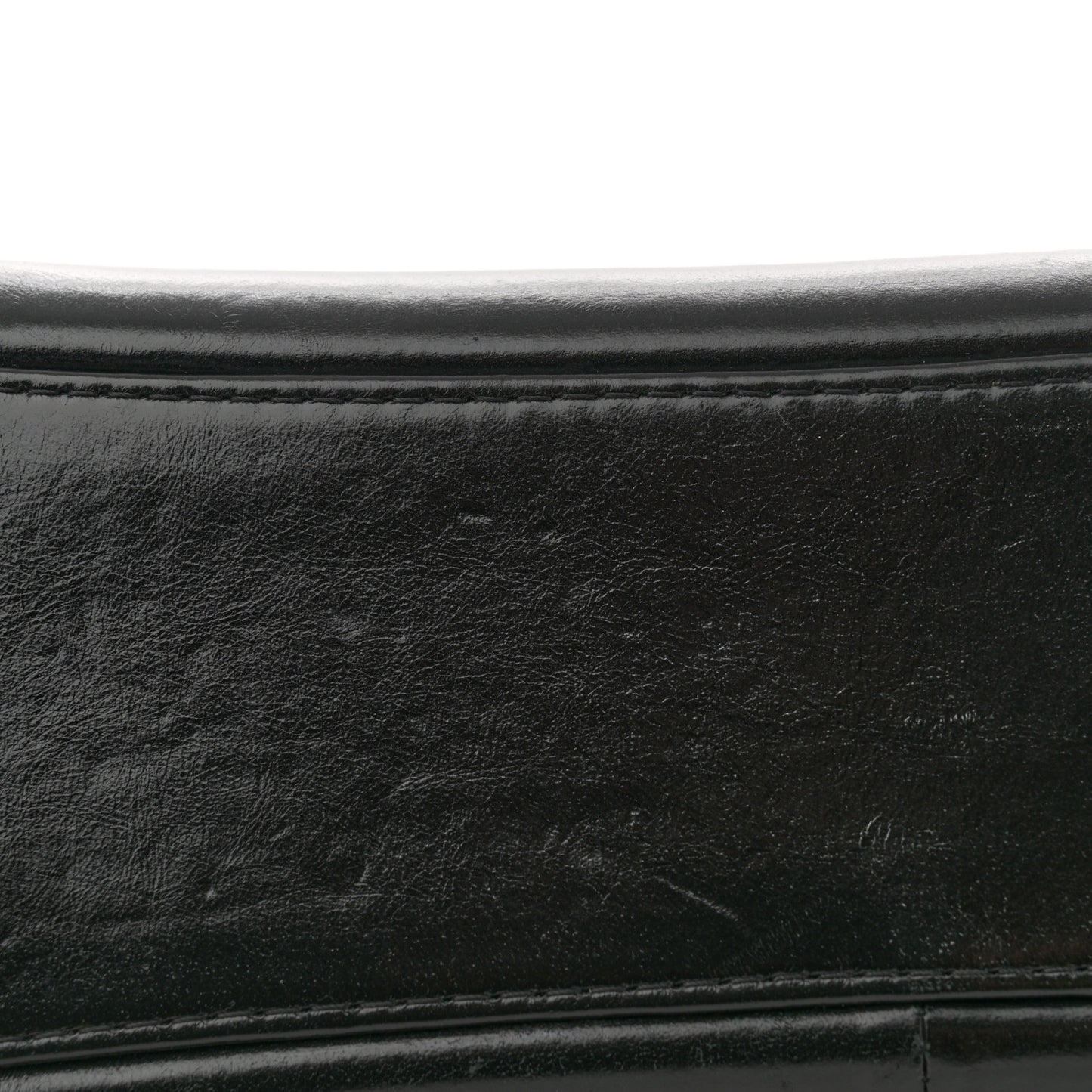 Aged Calfskin Quilted Medium Gabrielle Hobo Black