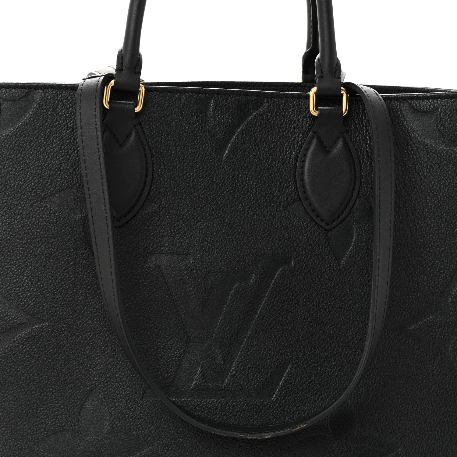 Louis Vuitton Empreinte Monogram Giant Onthego MM Black Black 7 of 11