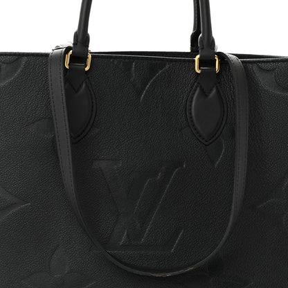 Louis Vuitton Empreinte Monogram Giant Onthego MM Black Black 7 of 11