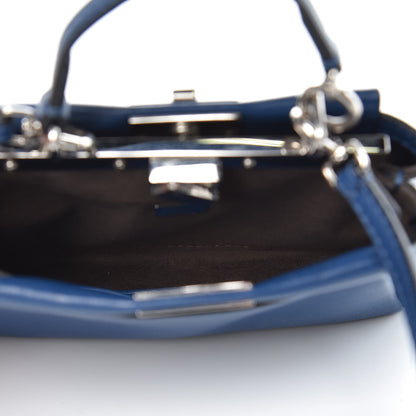 Fendi Shiny Nappa Micro Peekaboo Iconic Satchel Iris 8 of 13