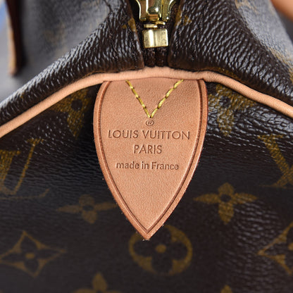 Louis Vuitton Monogram My LV Heritage Speedy 30 Blue De France Ivory 6 of 11