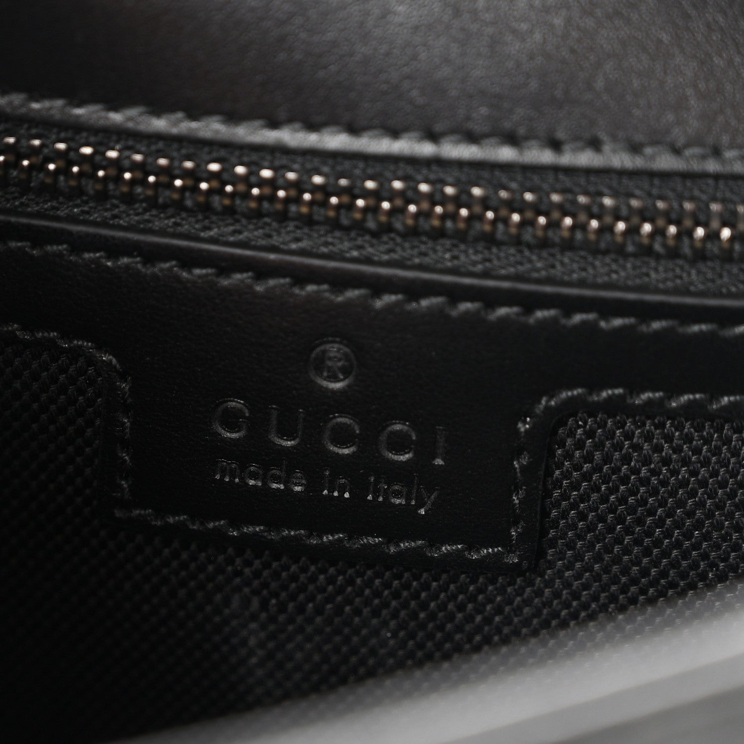 Gucci Calfskin Matelasse Monochrome Small GG Marmont Shoulder Bag Black 5 of 9
