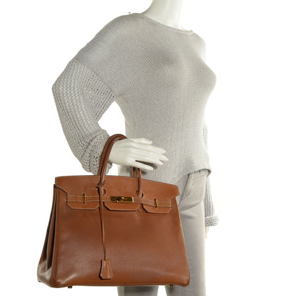 Hermes Courchevel Birkin 35 Gold 4 of 28