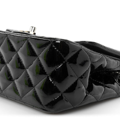Chanel Patent Calfskin Quilted Mini Square Flap Black 11 of 11