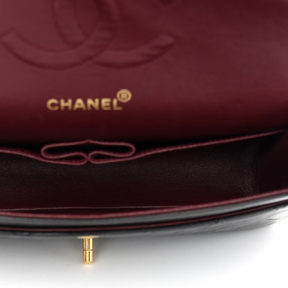 Chanel Lambskin Quilted Medium Double Flap Black 5 of 9
