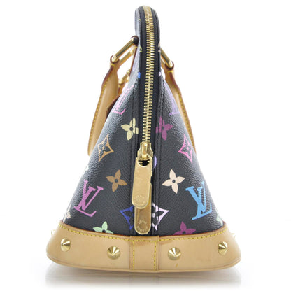Louis Vuitton Monogram Multicolor Alma Black 4 of 9