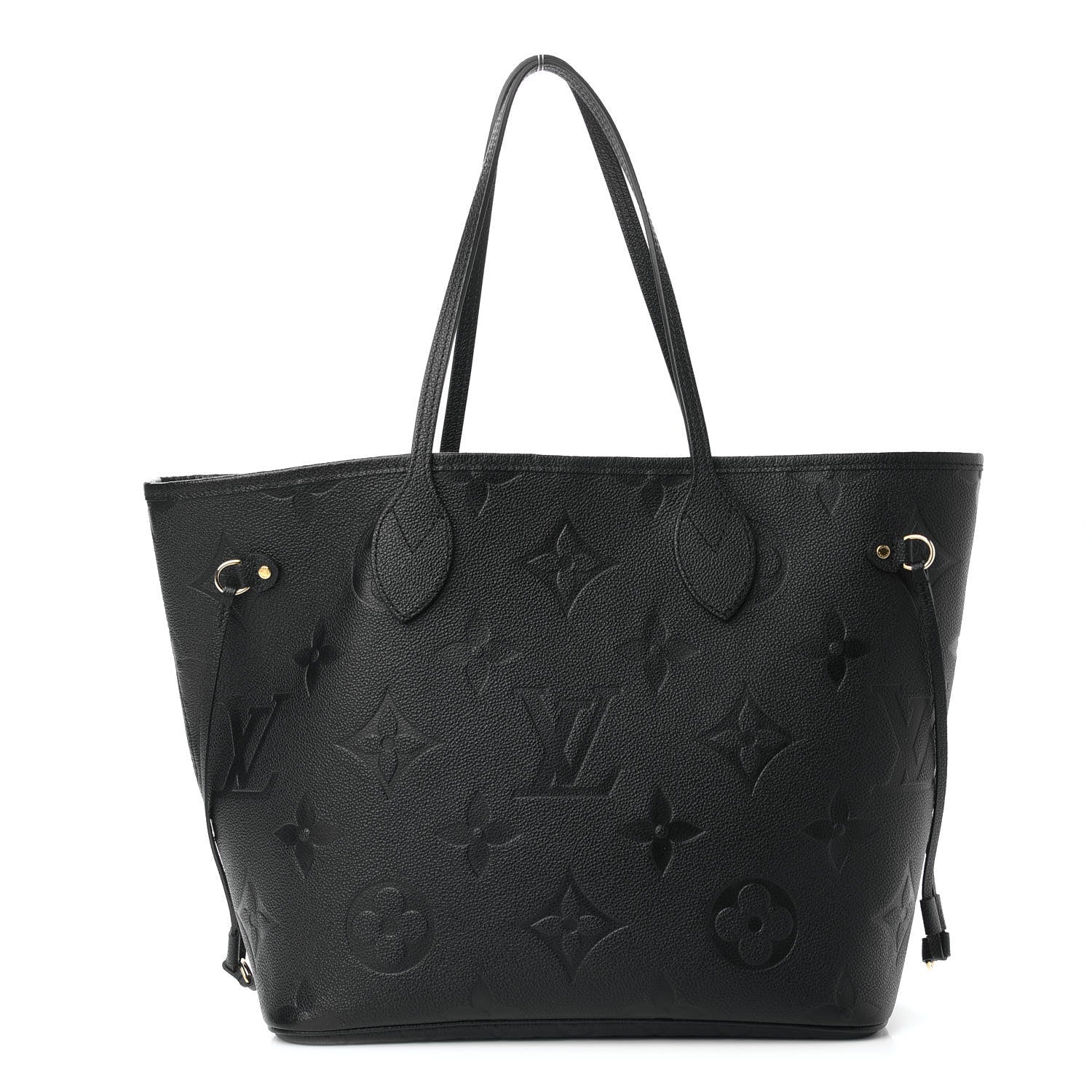 Louis Vuitton Empreinte Monogram Giant Neverfull MM Black 3 of 10