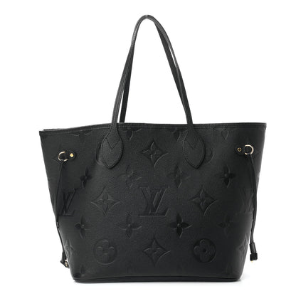 Louis Vuitton Empreinte Monogram Giant Neverfull MM Black 3 of 10