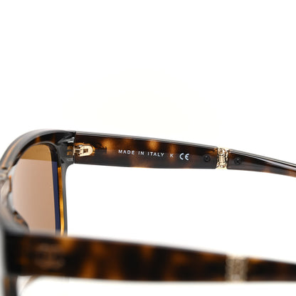 Chanel Nylon Metal Square Folding Sunglasses 6053 Tortoise 6 of 8