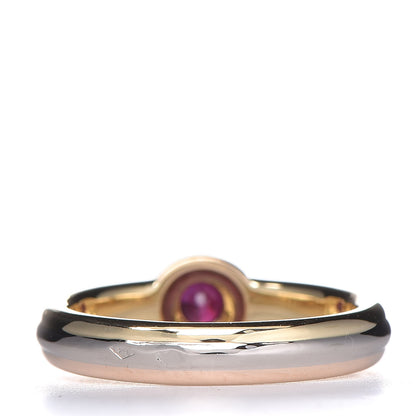 Cartier 18K Pink Yellow White Gold Ruby Ring 49 4.75 4 of 6