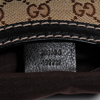 Gucci Monogram New Ladies Web Large Hobo Brown 7 of 7