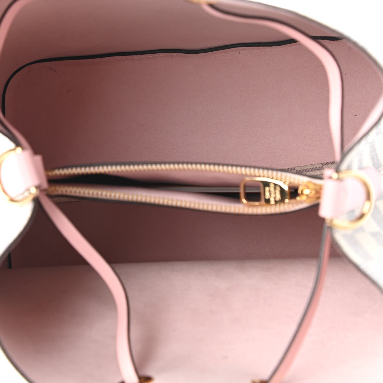 Louis Vuitton Damier Azur Neonoe MM Eau De Rose 5 of 9