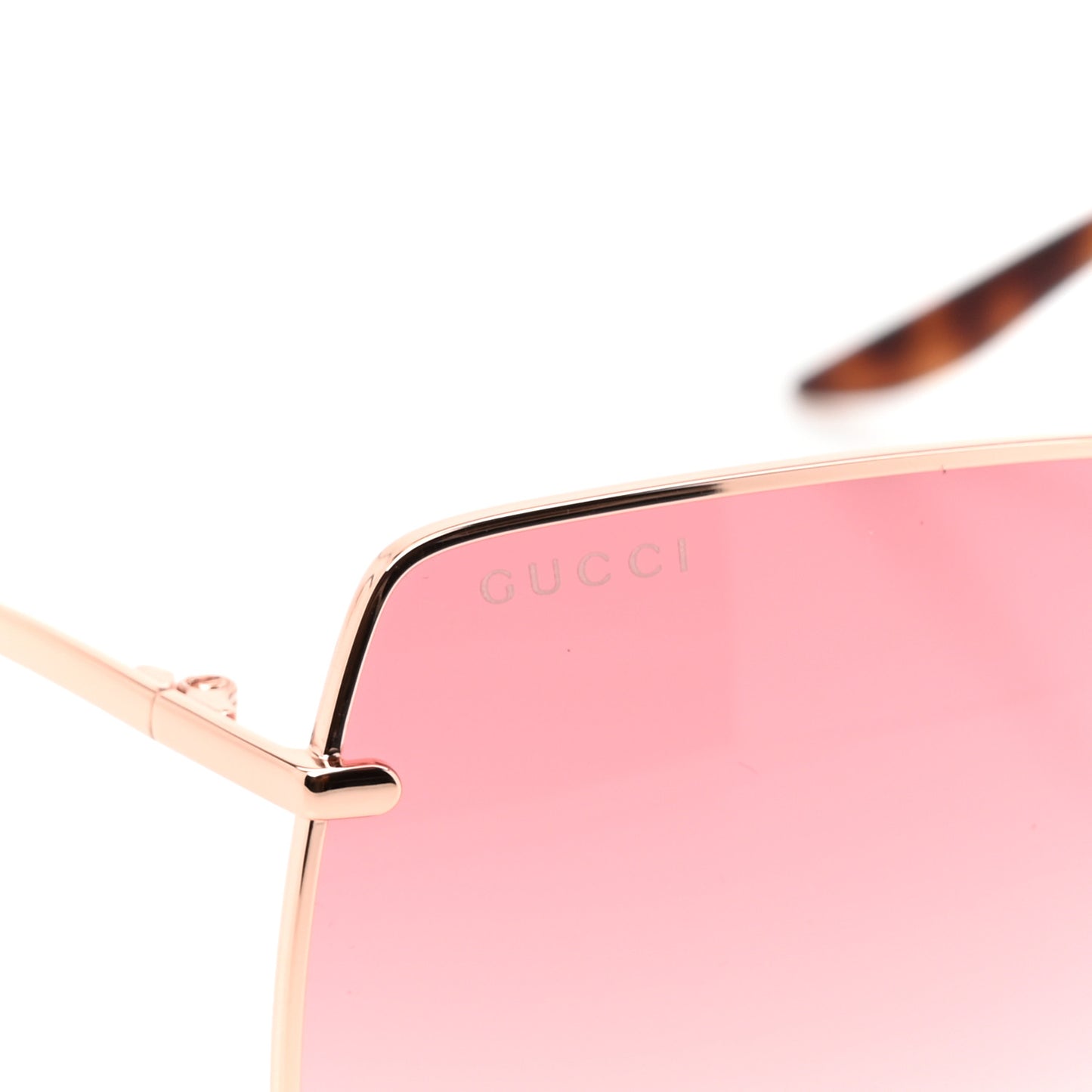 Metal Square Shaped Frame Sunglasses GG1564SA Pink