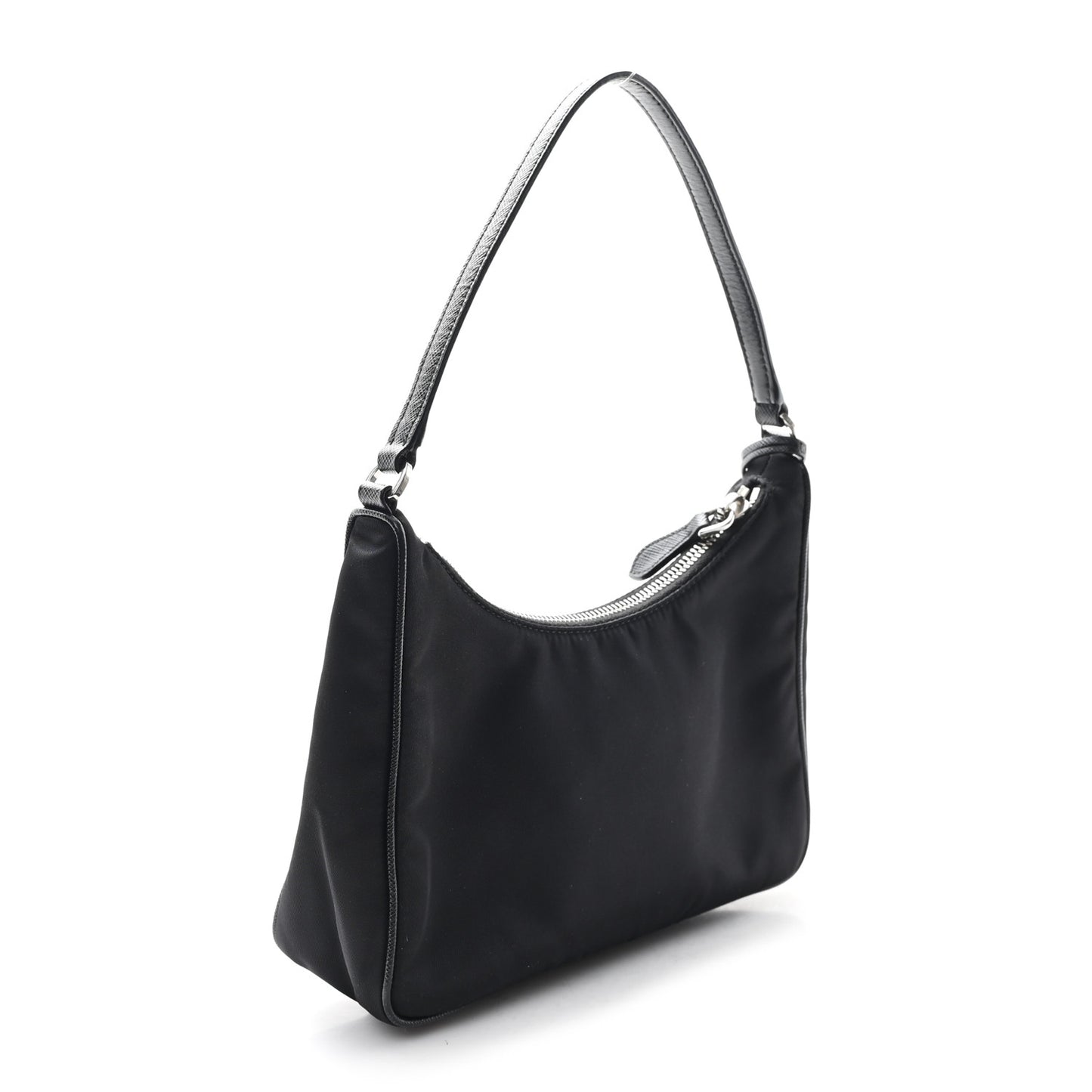 Tessuto Nylon Saffiano Mini Re-Edition 2005 Bag Black