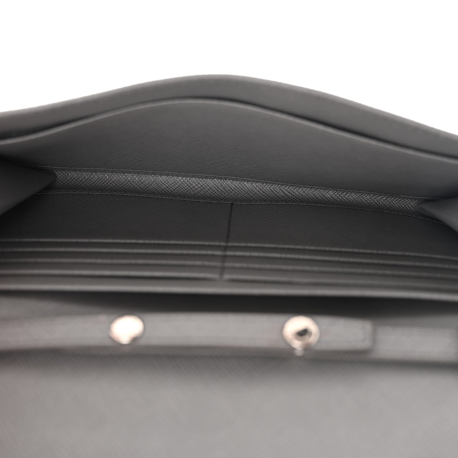 Prada Saffiano Metal Oro Chain Wallet Marmo 5 of 11