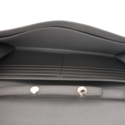 Prada Saffiano Metal Oro Chain Wallet Marmo 5 of 11