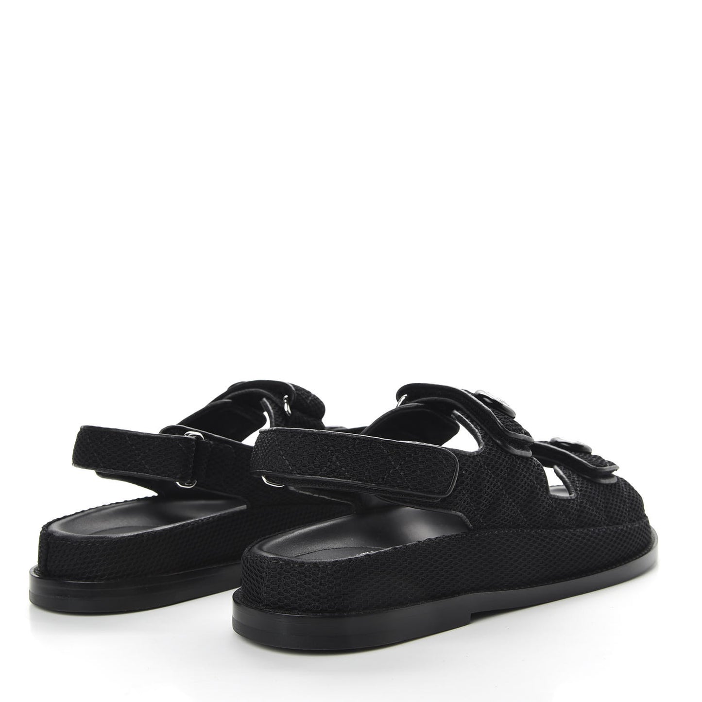 Mesh Velcro Dad Sandals 38.5 Black