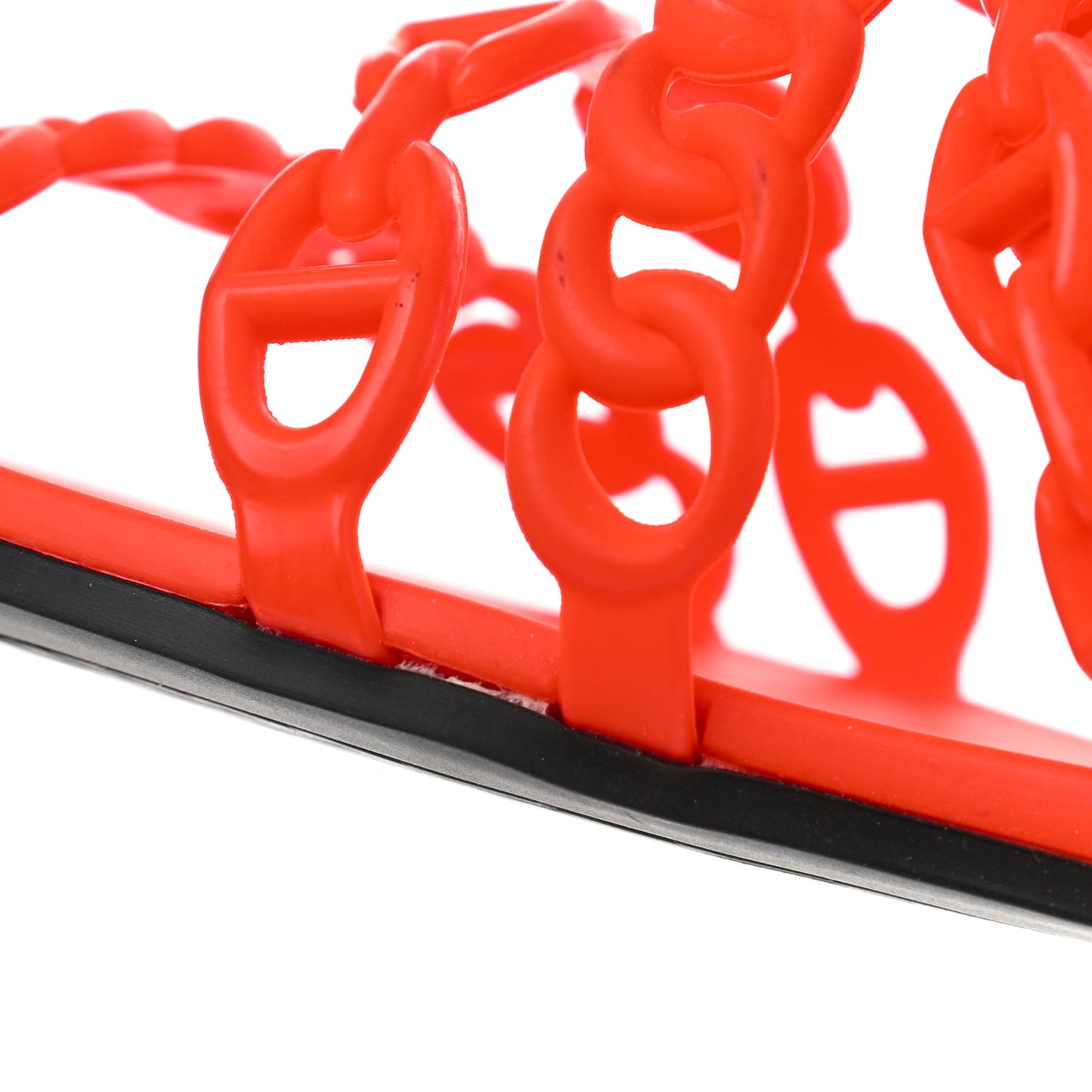 Rubber Chaine d'Ancre Nude Sandals 38 Pavot