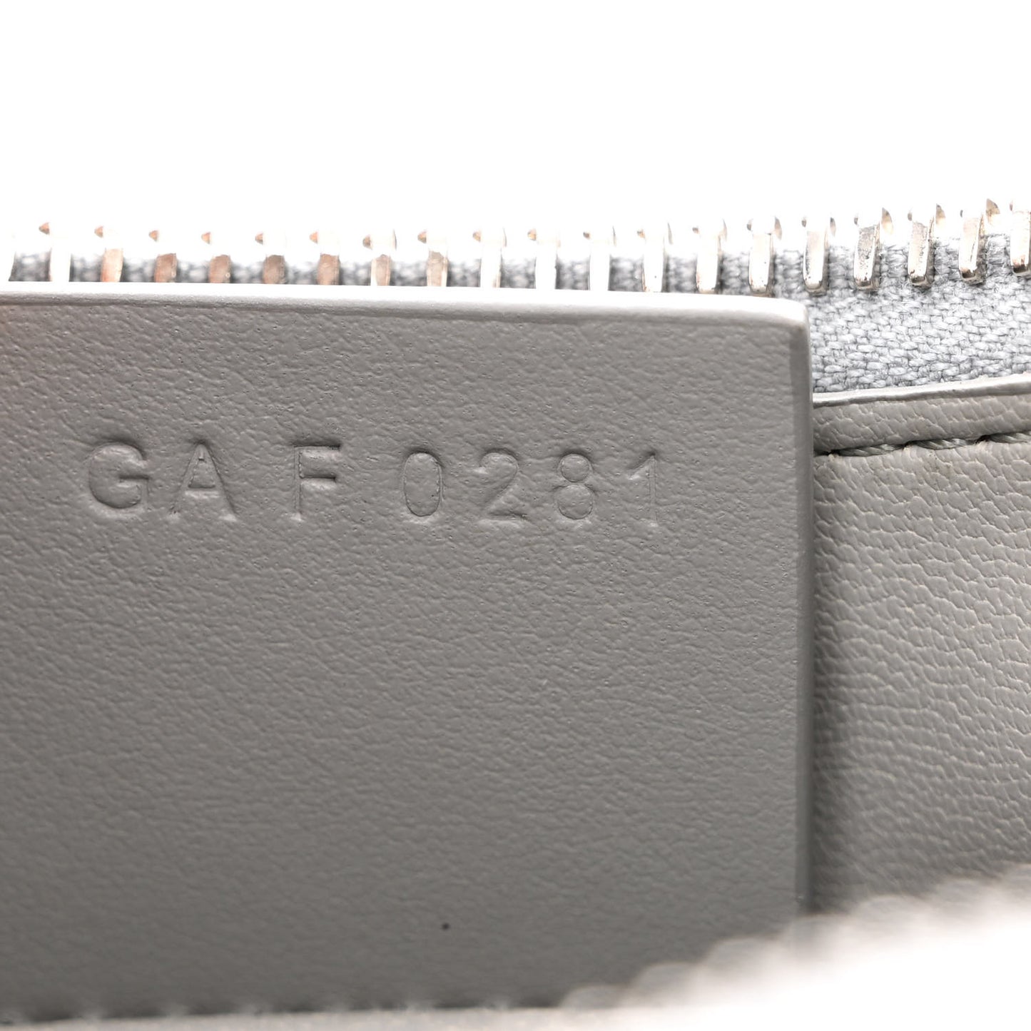 Smooth Calfskin Small Moon Cut Out Shoulder Bag Grey