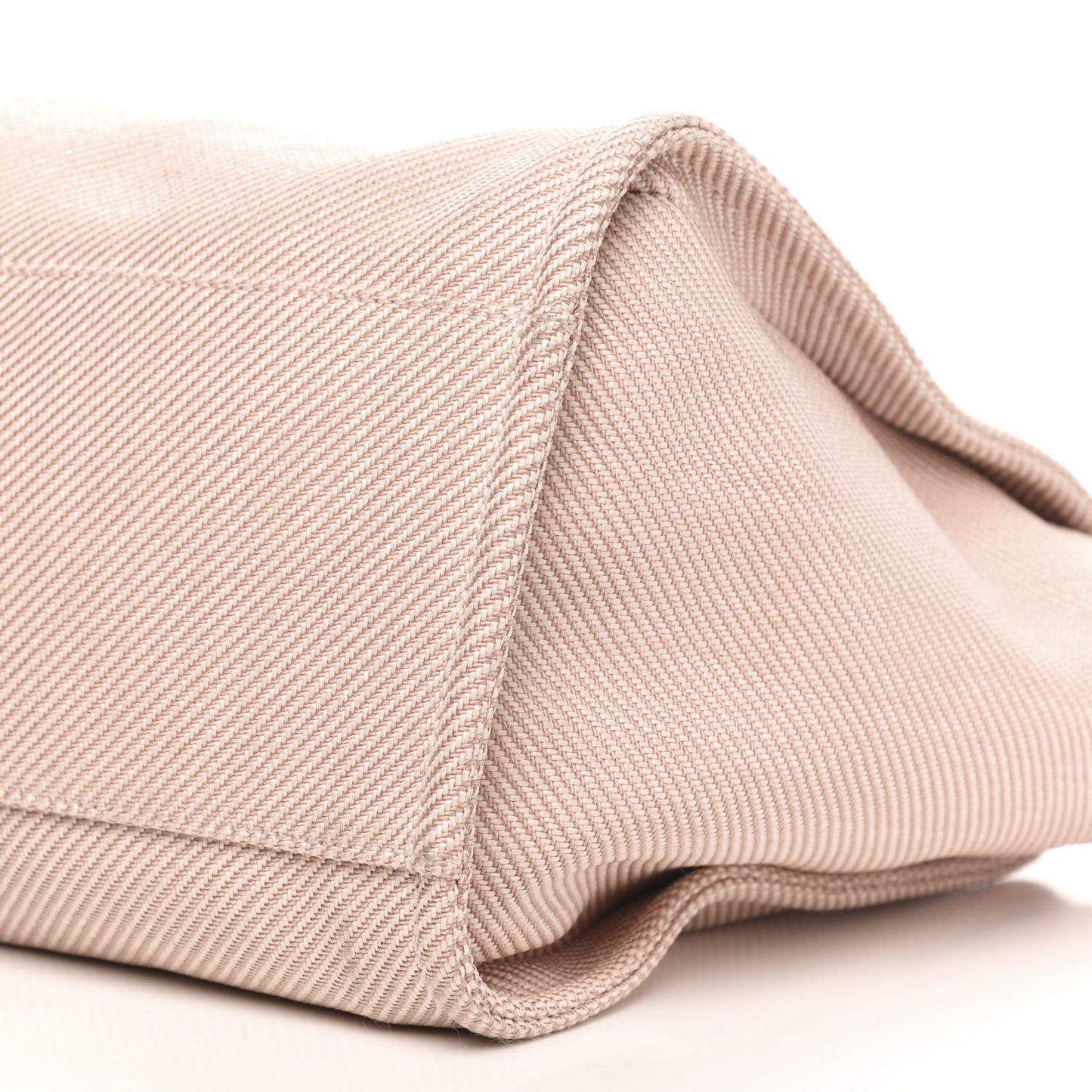 Mixed Fibers Calfskin Medium Deauville Tote Beige