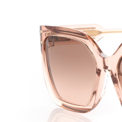 Christian Dior Acetate Diorsignature S10F Square Sunglasses Transparent Pink 8 of 9