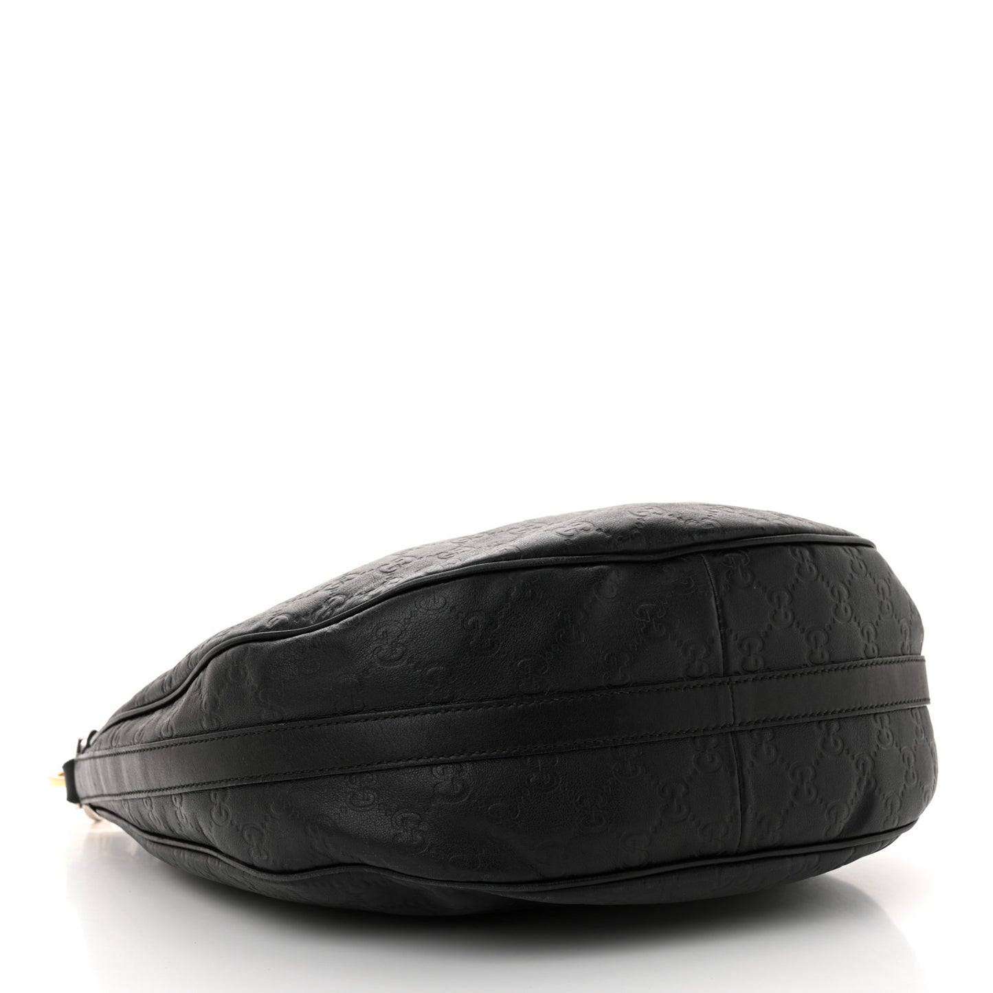 Guccissima Medium GG Twins Hobo Black