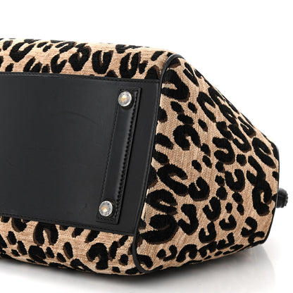 Louis Vuitton Jacquard Velvet Leopard Print Stephen Sprouse North South Bag Black 6 of 10