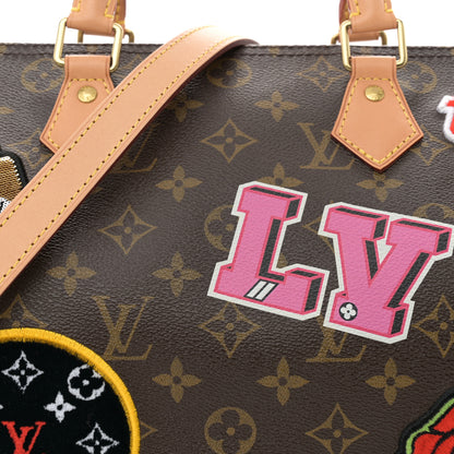 Louis Vuitton Monogram Patches Speedy Bandouliere 30 8 of 11