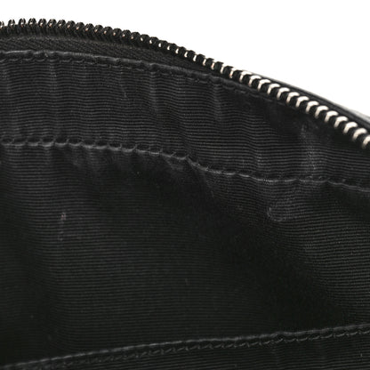 Saint Laurent Calfskin Matelasse Monogram Monochrome Lou Camera Bag Black 12 of 15