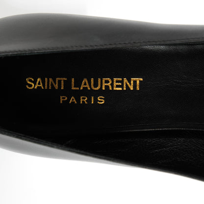 Saint Laurent Leather Classic Paris 80 Cap Toe Escarpin Pumps 37.5 Black 7 of 7