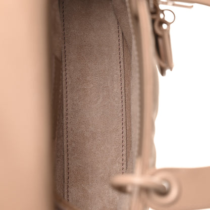 Christian Dior Ultra Matte Calfskin Cannage Mini Lady Dior Light Beige 5 of 11