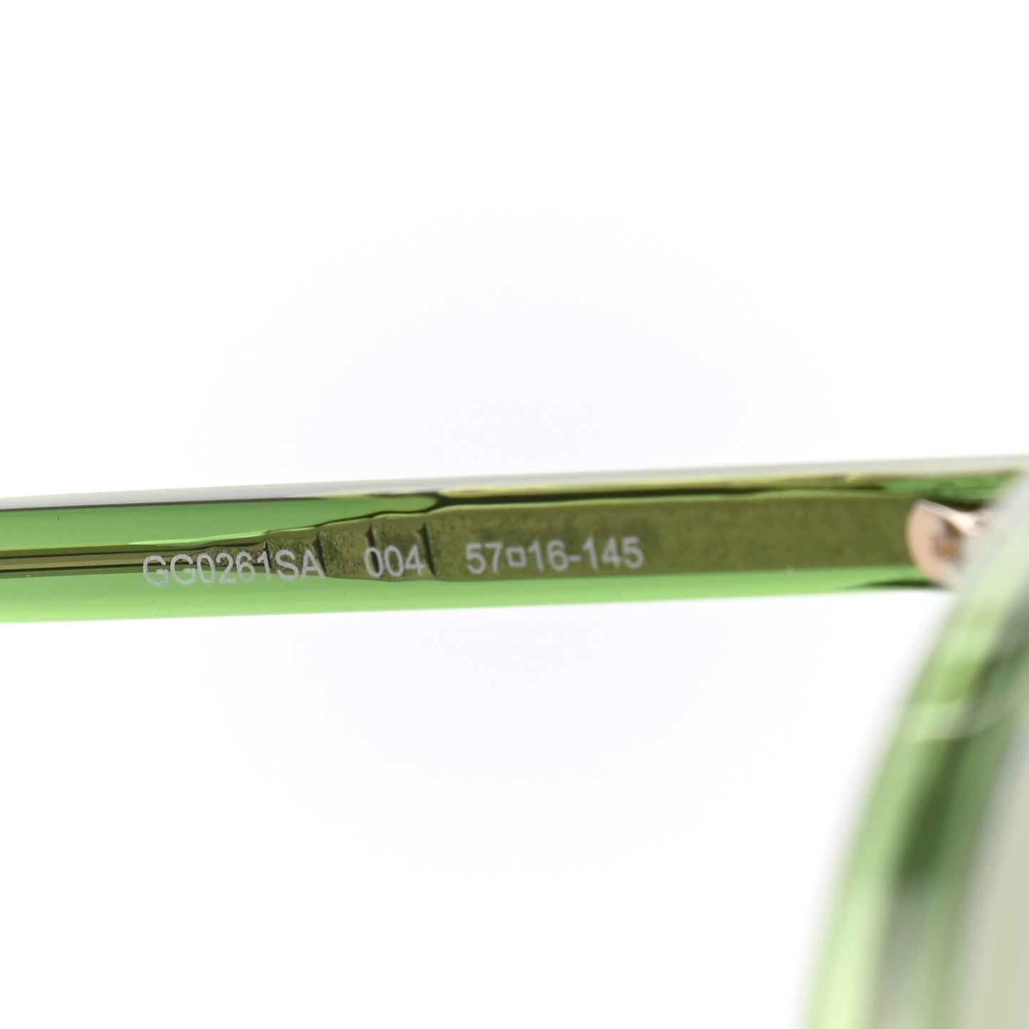 Acetate Sunglasses GG0261SA Green