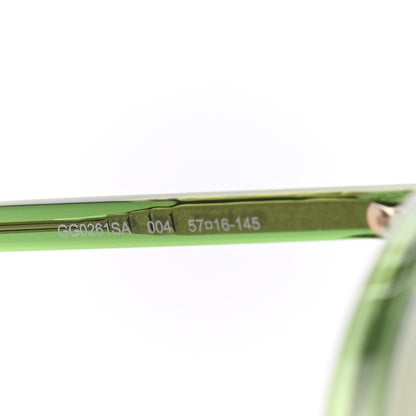 Gucci Acetate Sunglasses GG0261SA Green 6 of 8